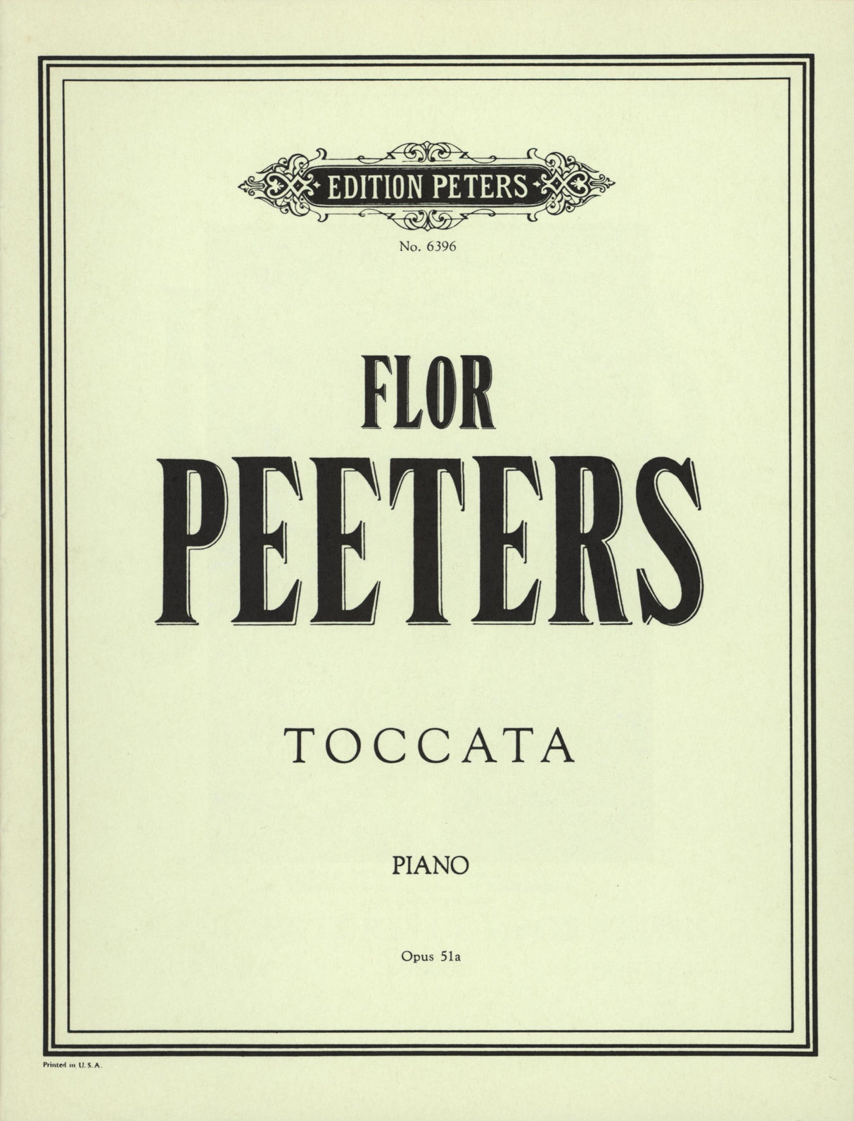 Peeters: Toccata, Op. 51a