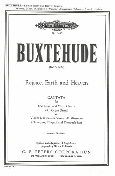 Buxtehude: Rejoice Earth and Heaven