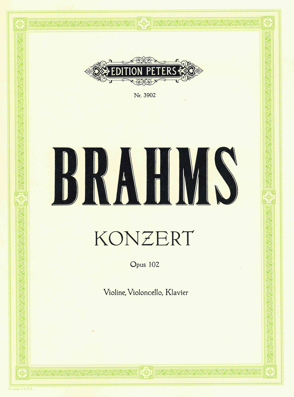 Brahms: Double Concerto in A Minor, Op. 102