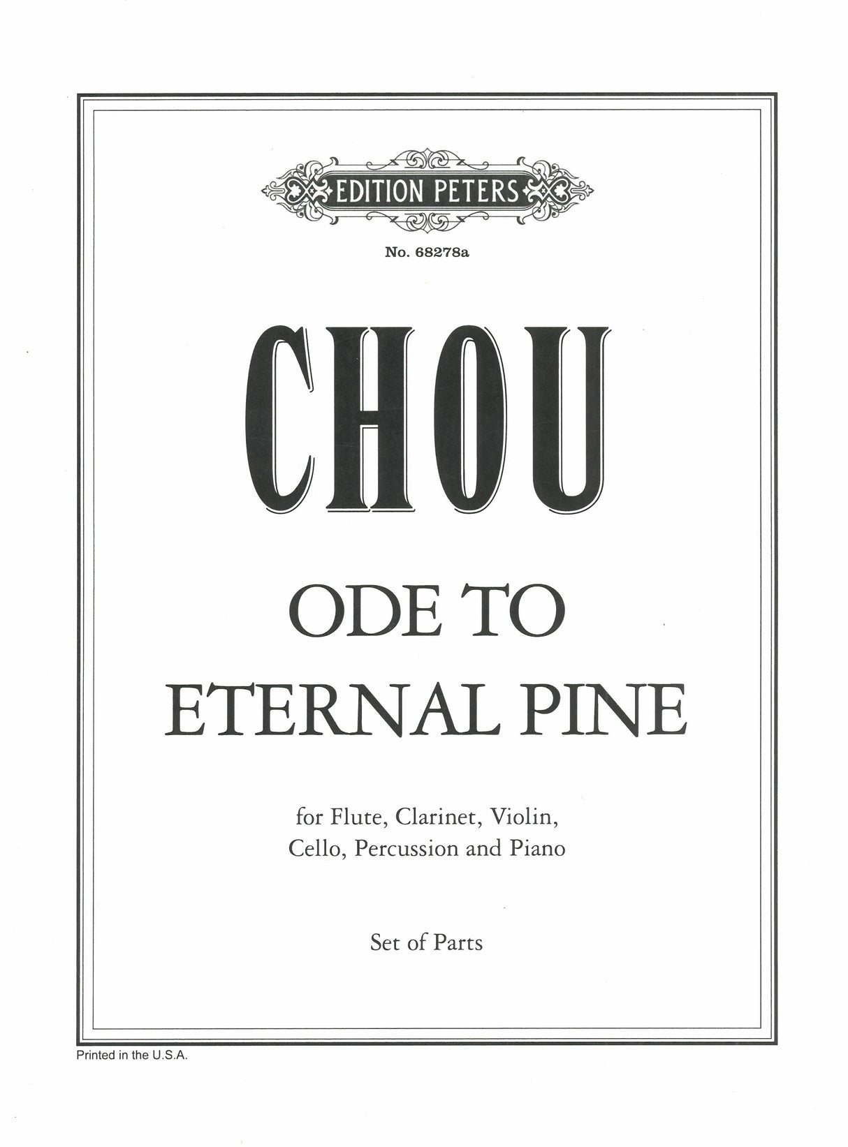 Chou: Ode to Eternal Pine