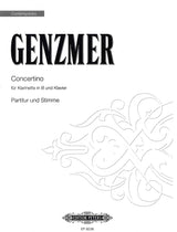 Genzmer: Clarinet Concertino