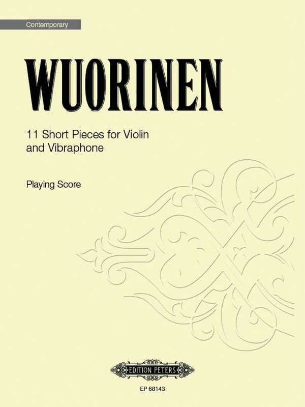 Wuorinen: 11 Short Pieces for Violin and Vibraphone