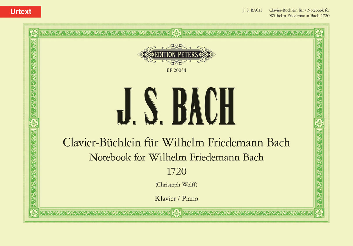 Bach: Notebook for Wilhelm Friedemann Bach