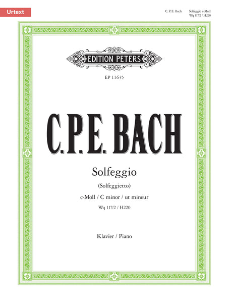 C.P.E. Bach: Solfeggio (Solfeggietto), H 220, Wq. 117:2