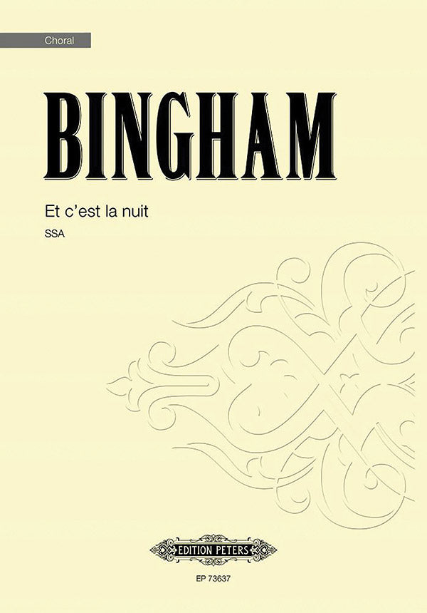 Bingham: Et c'est la nuit