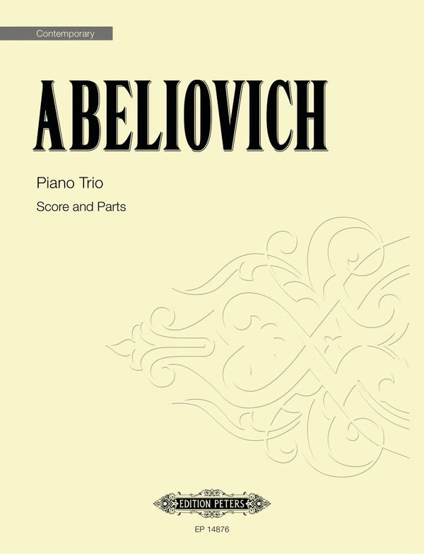 Abeliovich: Piano Trio