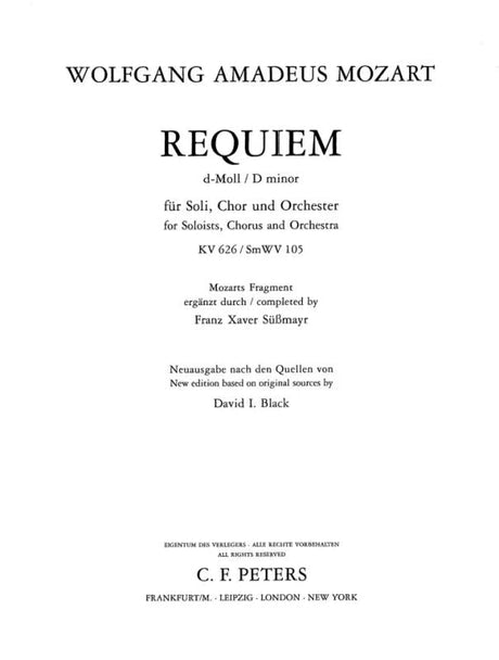 Mozart: Requiem, K. 626 - completed by Süßmayr