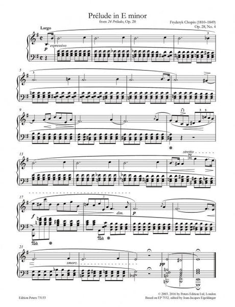 Chopin: Prélude in E Minor, Op. 28, No. 4
