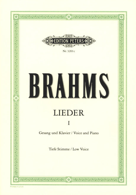 Brahms: Complete Songs (Lieder) - Volume 1