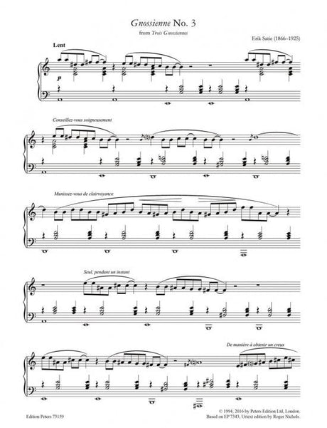 Satie: Gnossienne No. 3
