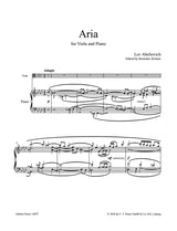 Abeliovich: Aria