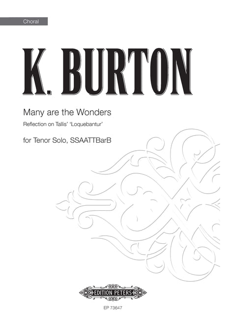 Burton: Many Are the Wonders