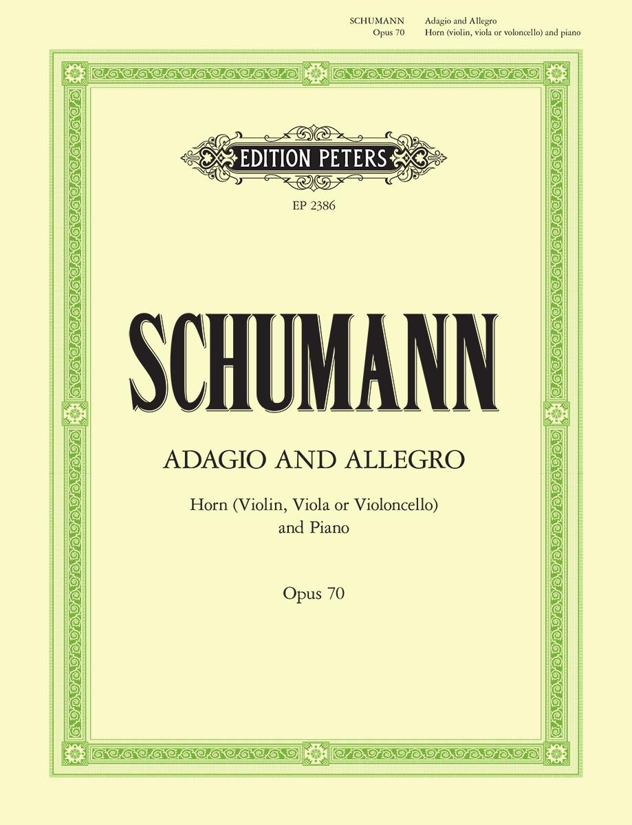 Schumann: Adagio and Allegro, Op. 70 – Edition Peters Publications