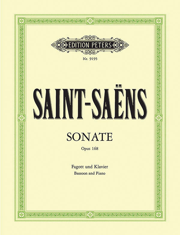 Saint-Saëns: Bassoon Sonata, Op. 168