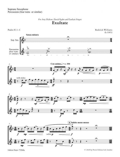 Williams: Exultate
