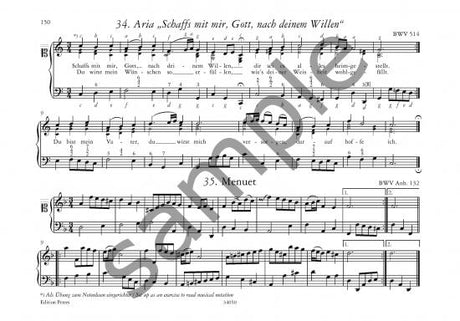 The Notebooks for Anna Magdalena Bach - 1722 & 1725