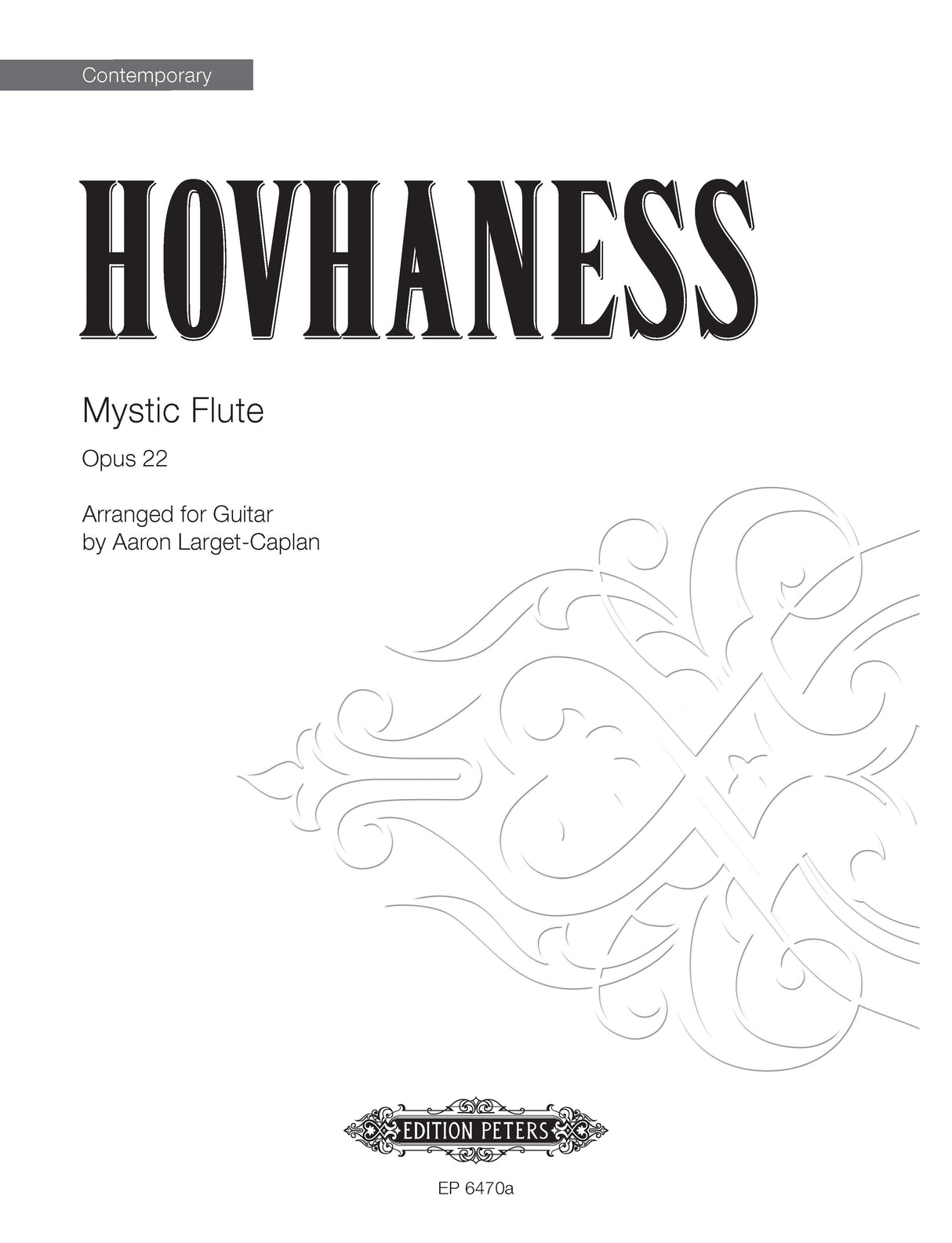 Alan Hovhaness: Mystic Flute (arr. for guitar)