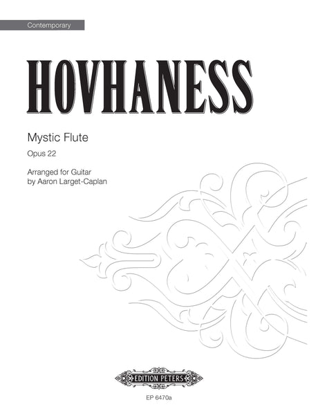 Alan Hovhaness: Mystic Flute (arr. for guitar)