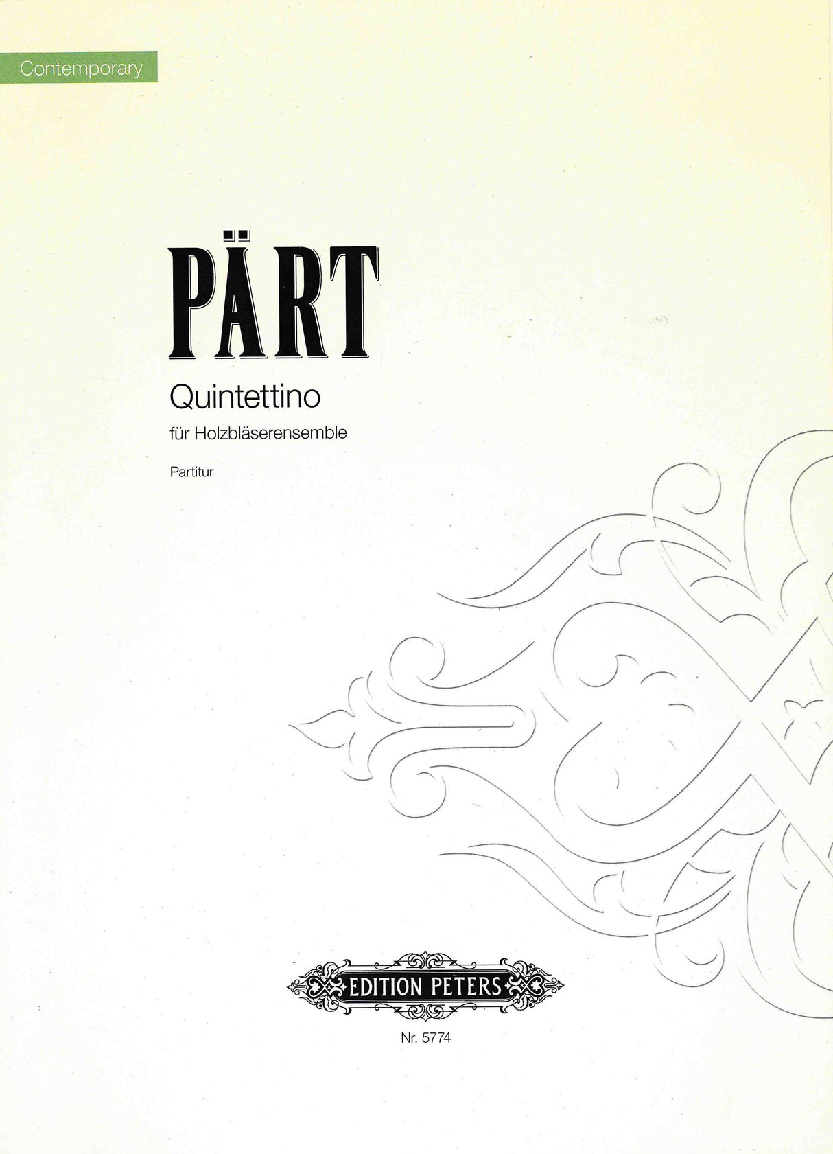 Pärt: Quintettino