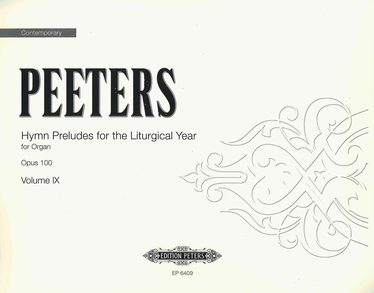 Peeters: Hymn Preludes for the Liturgical Year, Op. 100 - Volume 9