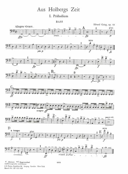 Grieg: Holberg Suite, Op. 40