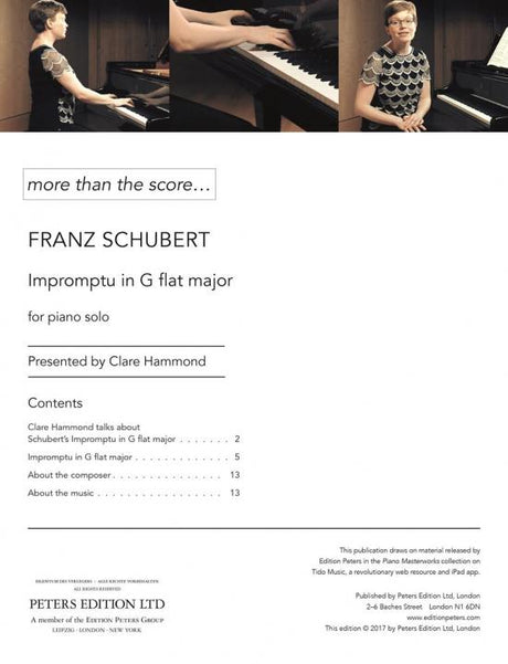 Schubert: Impromptu in G-flat Major, D 899, Op. 90, No. 3