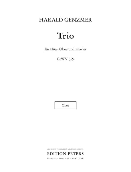 Genzmer: Trio