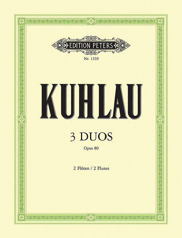 Kuhlau: 3 Duos, Op. 80