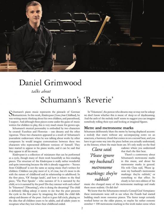 Schumann: Rêverie, Op. 15, No. 7