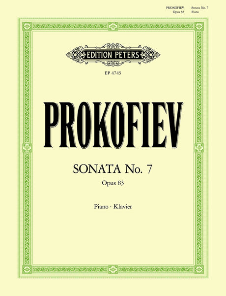 Prokofiev: Sonata No. 7 for Piano, Op. 83