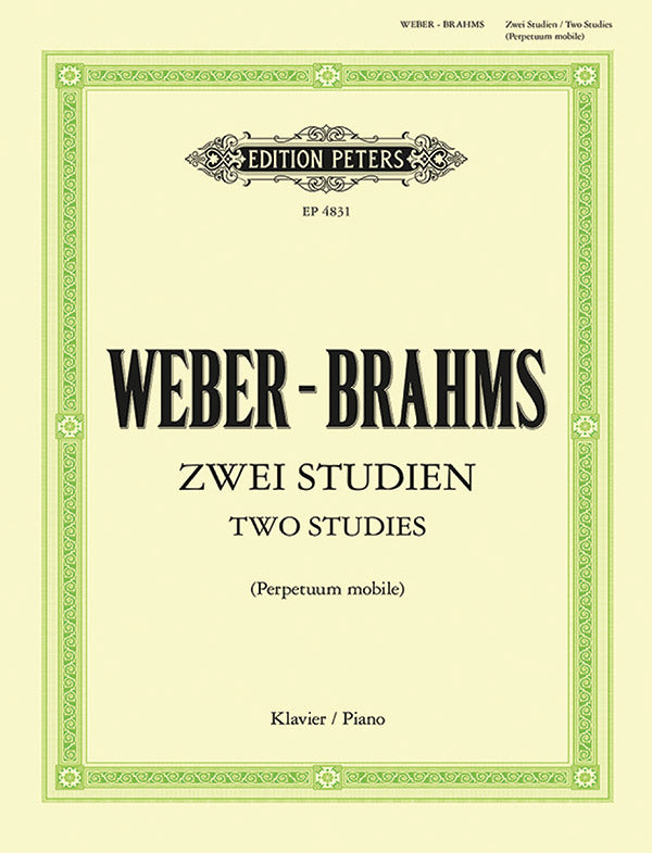 Weber-Brahms: 2 Etudes (Rondo / Perpetuum mobile)