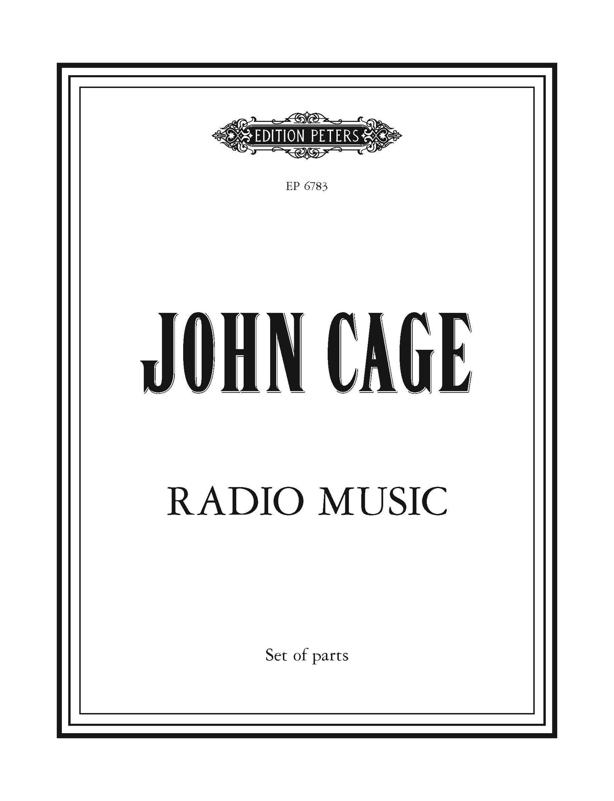 Cage: Radio Music