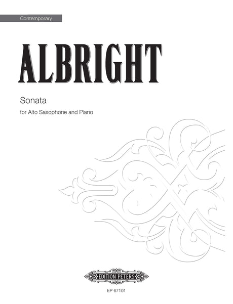 Albright: Alto Saxophone Sonata