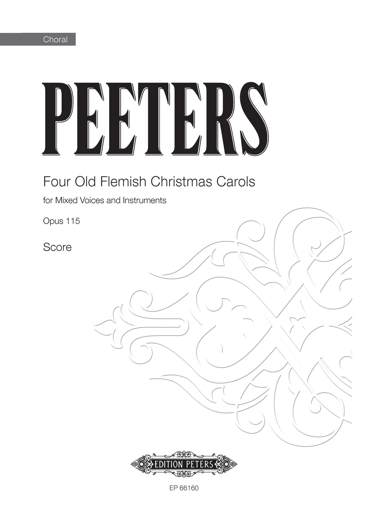 Peeters: Four Old Flemish Christmas Carols, Op. 115