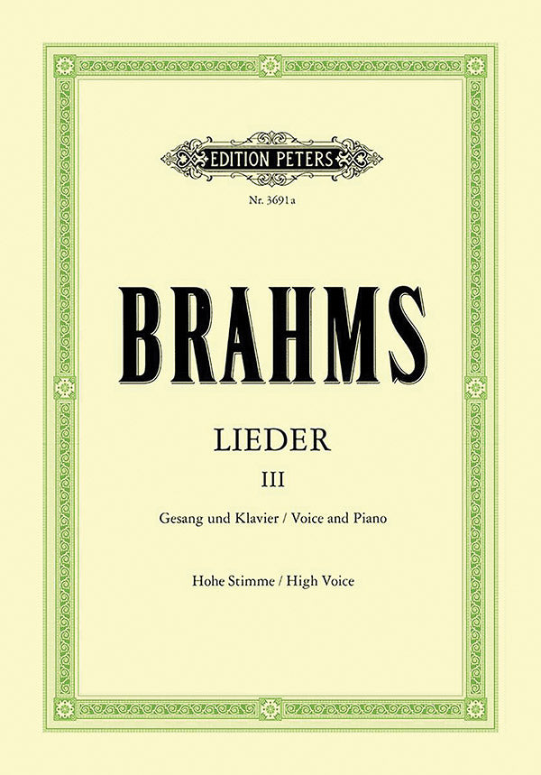 Brahms: Complete Songs (Lieder) - Volume 3