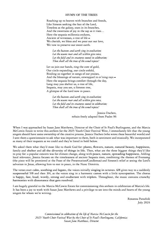 Panufnik: Hymn of the Trees