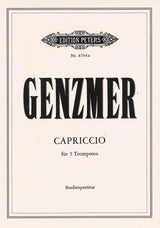Genzmer: Capriccio for 5 Trumpets