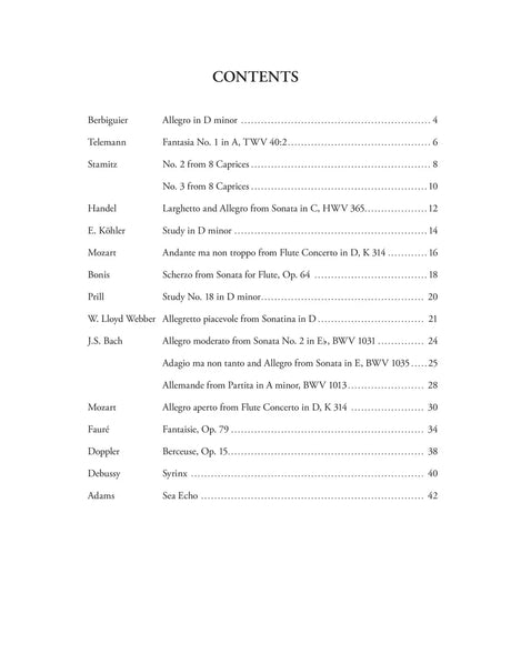 Advanced Flute Repertoire