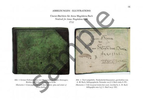 The Notebooks for Anna Magdalena Bach - 1722 & 1725