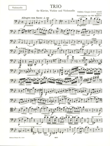 Chopin: Piano Trio in G Minor, Op. 8